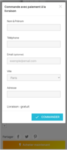 module commande express PrestaShop QuickOrder