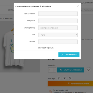 🚀 QuickOrder - Commande Express pour PrestaShop